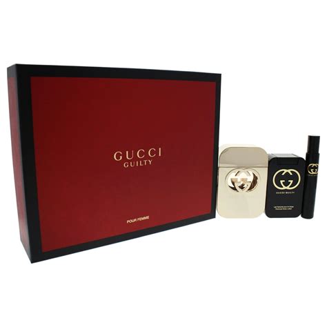 gucci guilty parfum gift set|Gucci Guilty body lotion boots.